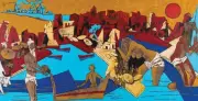 MF Husain's 'Untitled (Benares)' Sells for Rs 15.6 Crore at Saffronart Auction