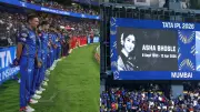 MI vs RCB IPL 2026: Black Armbands Worn in Tribute at Wankhede Stadium
