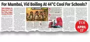 Nagpur Declares School Holiday Amid Heatwave, Parents Demand Long-Term Solutions