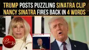 Nancy Sinatra's Scathing 4-Word Reply to Trump's Frank Sinatra Post Sparks Viral Debate