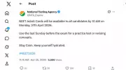 NEET UG 2026 Admit Card Release Deferred to April 27, Exam on May 3