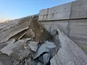 Newly Built Rudrapur Ring Road Collapses After Light Rainfall, Sparks Quality Concerns