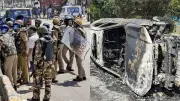 Noida Workers' Protest Turns Violent: Cars Torched, Stones Pelted in Wage Dispute