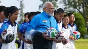 PM Modi Plays Football with Children During Sikkim Visit