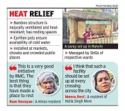 Ranchi Sets Up Eco-Friendly Shelters and Water Points to Combat Heatwave
