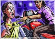 Robber Snatches Gold Chain from Elderly Woman in Trichy Home Invasion