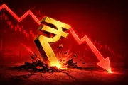 Rupee Plunges 48 Paise to 93.31 vs Dollar Amid Middle East Tensions, Oil Surge
