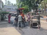 Salt Lake Road Repairs Begin: AE Block Gets Fresh Bitumen Layer After Long Wait