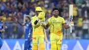 Sanju Samson Hits Fifth IPL Century, Powers CSK to 207/6 vs MI