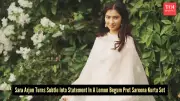 Sara Arjun Wears Lemon Kurta Set, Channels Minimal Madhubala Charm