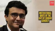 Sourav Ganguly's Quote on Not Quitting During Dark Times Inspires Hope