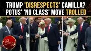 Trump Cuts in Front of Queen Camilla in Viral White House Clip Sparks Etiquette Debate