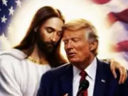 Trump Slams 'Radical Left Lunatics' Over Viral AI Image of Jesus Embracing Him