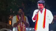 TVK Candidate Uses Holographic AI to Project Vijay at Tamil Nadu Rallies