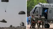Two Indian Army Soldiers Injured in Parachute Training Accident in Karnataka