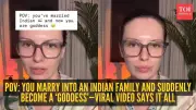 Ukrainian Creator's Viral Moment: Indian Father-in-Law Calls Her Goddess Lakshmi