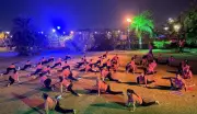 Vadodara Celebrates Earth Day with Unique 'Prithvi Namaskar' Yoga Session at Sculpture Park