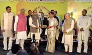 Varanasi University VC Honored with Prestigious 'Maati Samman' Award in New Delhi