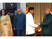 Vice President Radhakrishnan Meets Sri Lankan PM Amarasuriya, Discusses Bilateral Ties