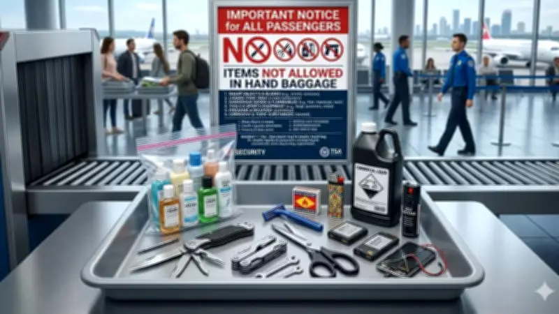 10 Items Strictly Banned in Cabin Baggage on Flights from India