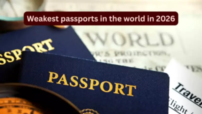 10 weakest passports in 2026: What limited visa-free access means for travelers