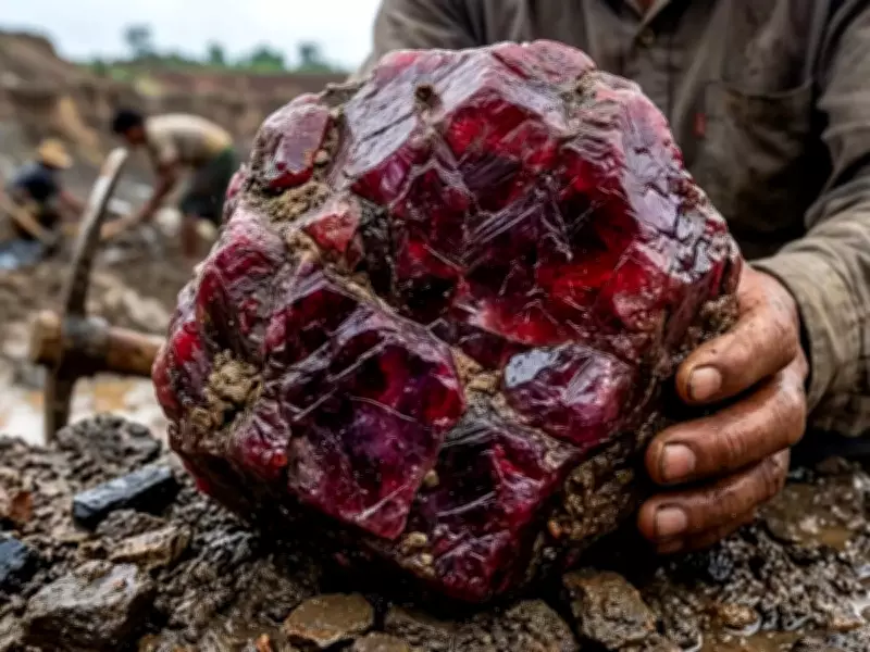 11,000-Carat Ruby Discovered in Myanmar's Mogok Region