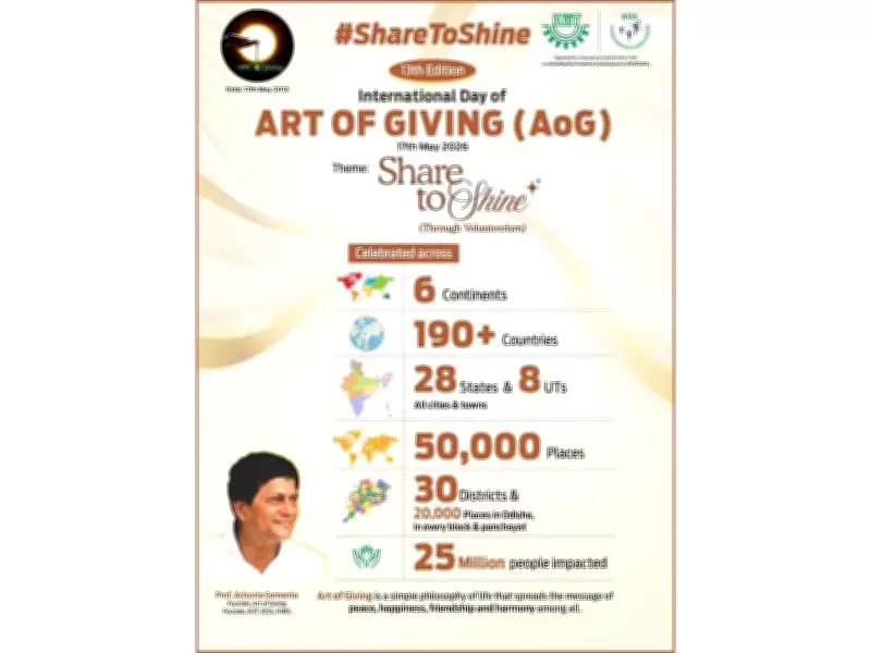 13th International Art of Giving Day Celebrated Globally in 190 Countries