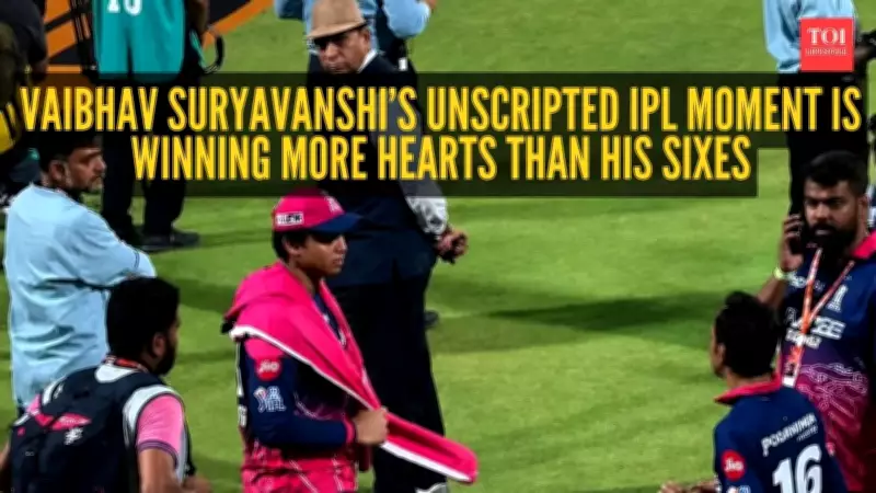 15-Year-Old IPL Star Vaibhav Suryavanshi Goes Viral for Hilarious Wardrobe Malfunction