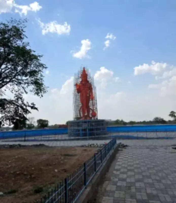 162-Foot Hanuman Statue in Nagpur's Koradi to Be Inaugurated in June