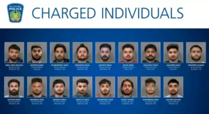 17 Arrested in Canada for Targeting South Asian Businesses in Extortion Ring