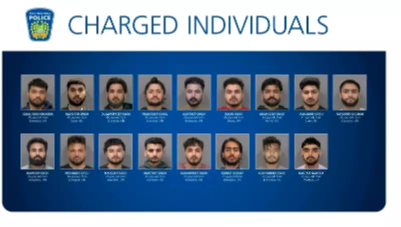 17 Punjabi-Origin Youths Arrested in Canada for Violent Extortion Ring