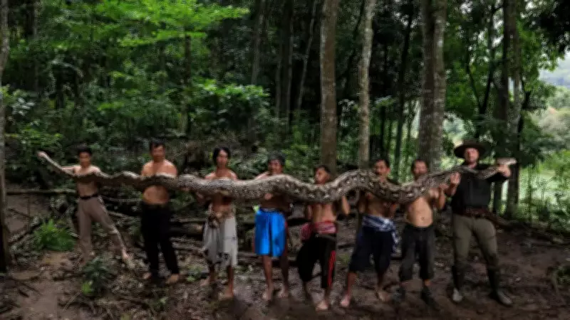 23-Foot Python 'Ibu Baron' Breaks Record as Longest Wild Snake