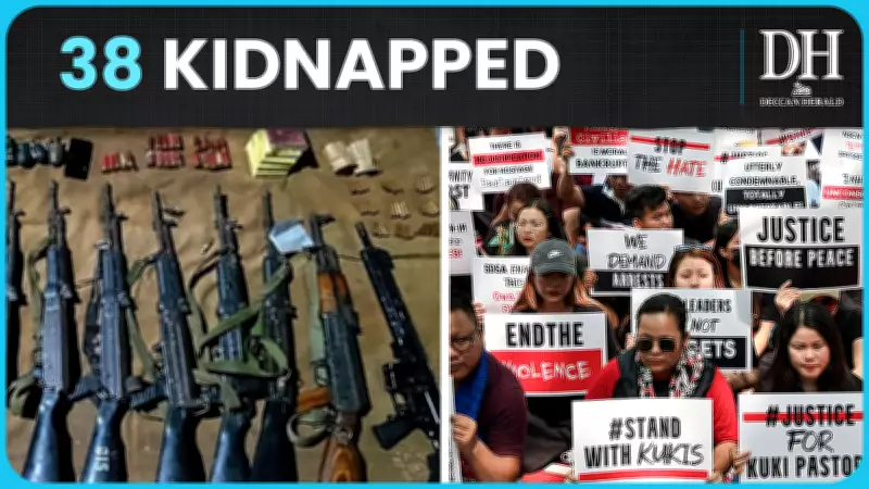38 Kukis, Nagas Kidnapped in Manipur, 28 Released in Video