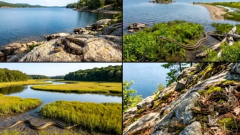 5 Most Snake-Populated Waters in New England and Species There