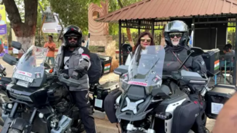 58-Year-Old Motorcyclist Begins 19,000km Journey from Rajkot to London for E-Waste Awareness