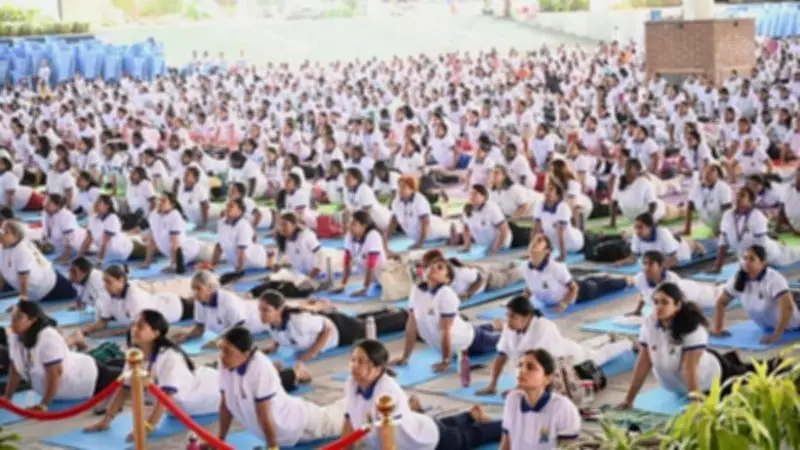 6,000 People Perform Bhujangasana in Hyderabad, Enter Asia Book of Records