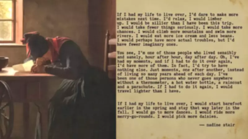 85-Year-Old Woman's Letter on Living Fully Without Regret Goes Viral
