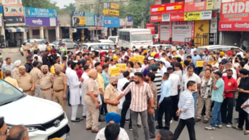 AAP-BJP Faceoff During Protest in Balachaur Turns Heated