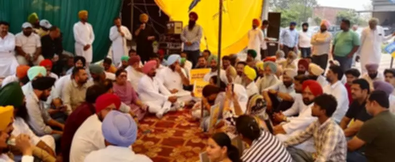 AAP Workers Protest Outside BJP Chief's House Over ED Raids