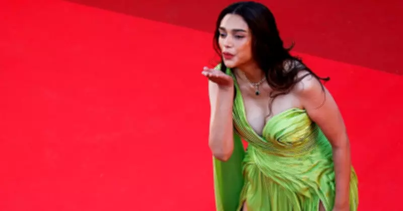 Aditi Rao Hydari Stuns in Neon Green Gown at Cannes 2024