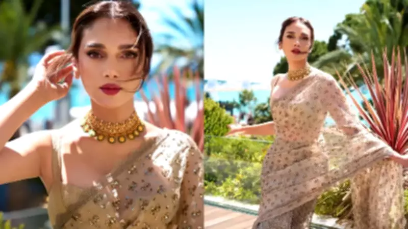 Aditi Rao Hydari Stuns in Traditional Saree, Takes a Playful Dig at Modern Styling Trends