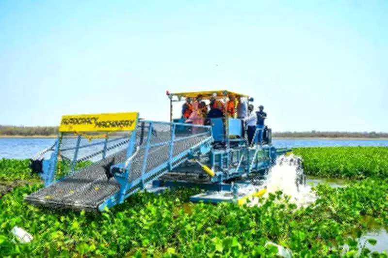 Advanced Machines Boost Ambazari Lake Cleaning Drive in Nagpur