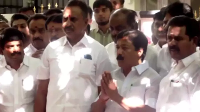 AIADMK Turmoil: Shanmugam Rejects DMK Alliance, Backs Velumani as Leader