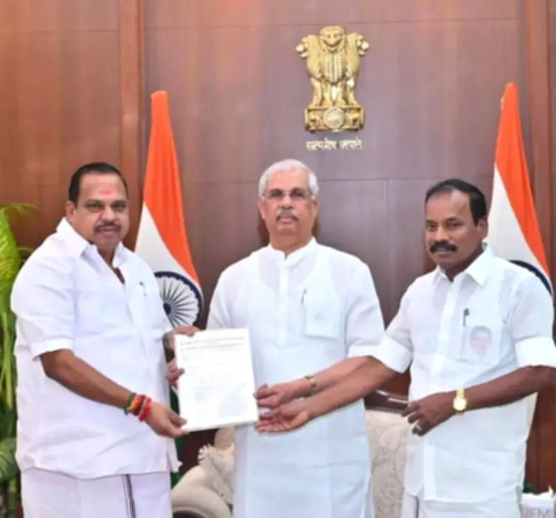AIADMK urges TN Governor to stop TVK from poaching its MLAs