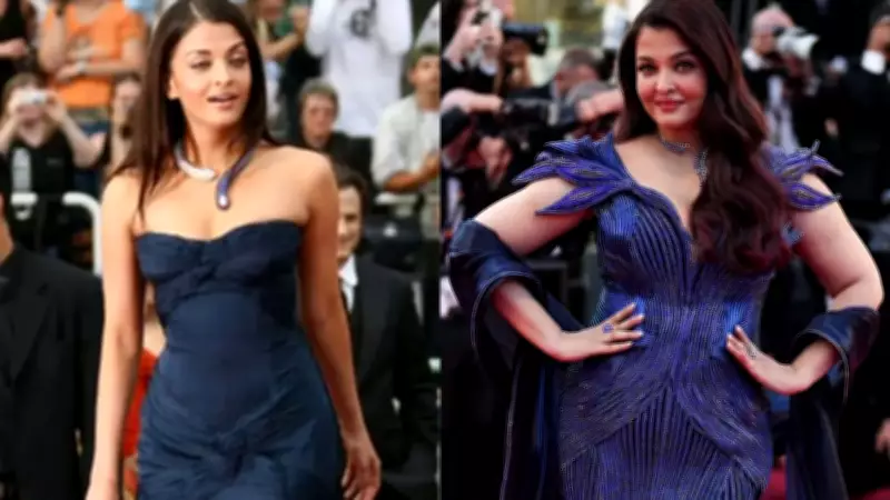 Aishwarya Rai Bachchan Stuns at Cannes 2024 in Blue Gown, Fans Compare to 2006 Look
