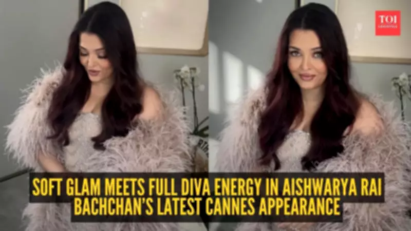 Aishwarya Rai Bachchan Stuns in Feathered Cape Gown at Cannes 2026