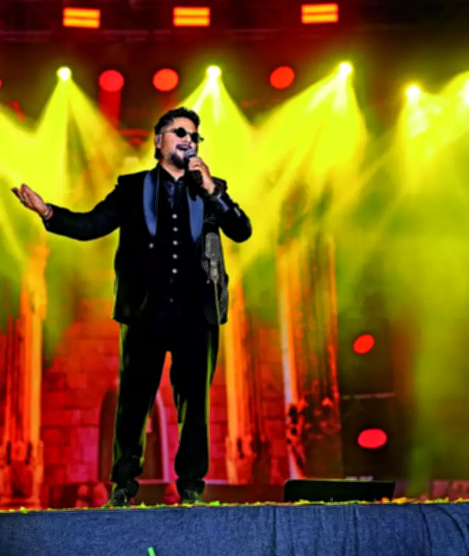 Ajaneesh Loknath Stuns Bengaluru with Dance Moves and Star-Studded Concert