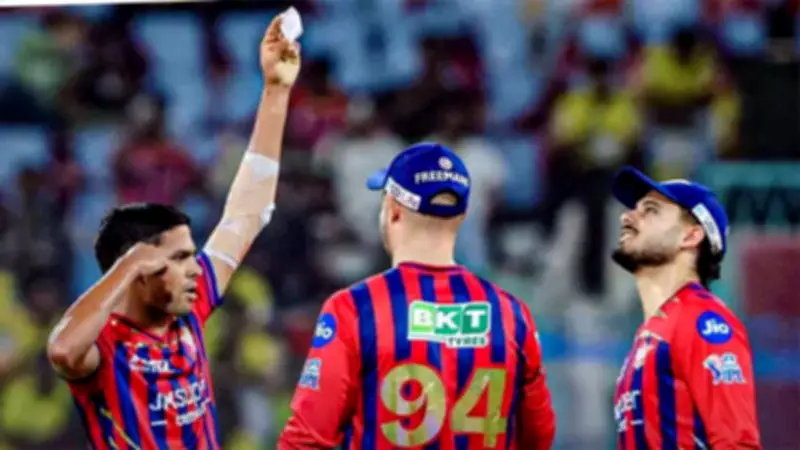 Akash Singh's Viral Note Celebration: 3/26 for LSG vs CSK in IPL 2026