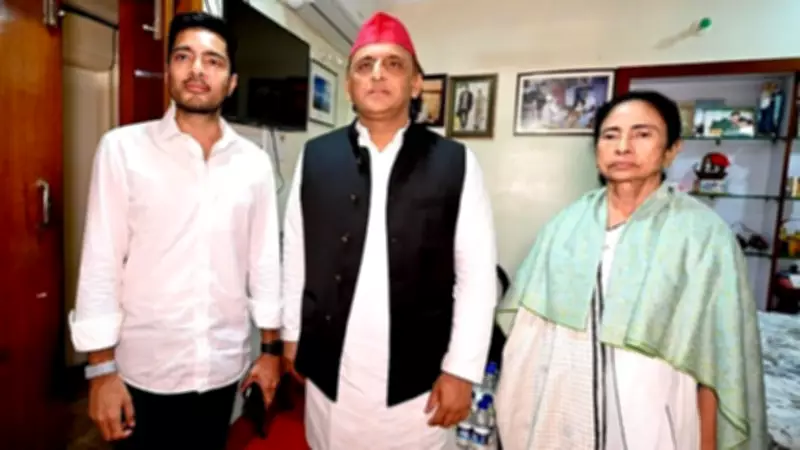 Akhilesh Yadav Meets Mamata Banerjee After TMC’s West Bengal Poll Setback