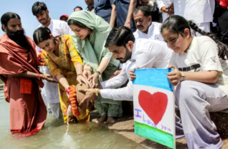 Akhilesh Yadav's stepbrother Prateek Yadav's ashes immersed in Ganga at Haridwar